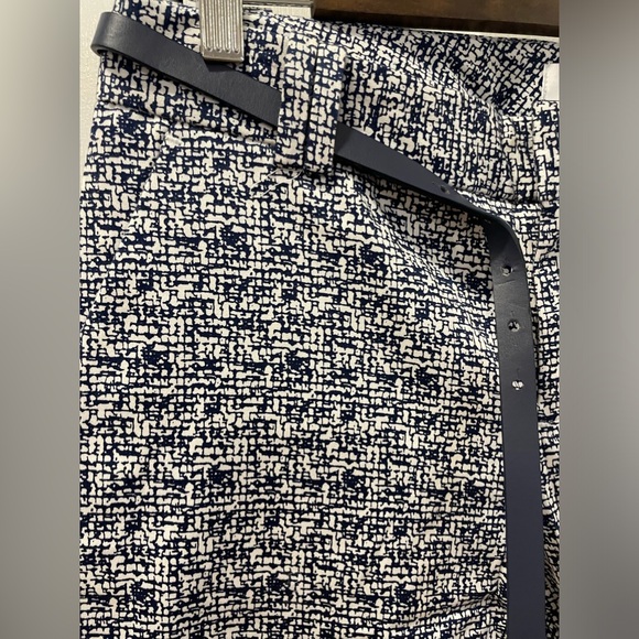 Calvin Klein blue and white pants with belt - Picture 4 of 10